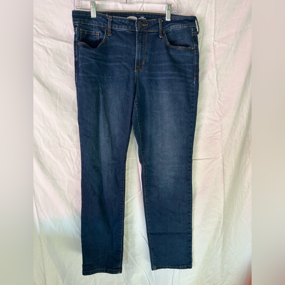 Old Navy Women's Indigo Straight Leg Jeans